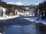 Yellowstone Fluss im Winter
