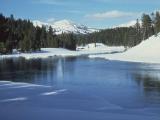 Yellowstone Fluss im Winter bei Otter Creek