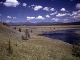 Hayden Tal, Yellowstone Fluss und Washburn Gebirgskette
